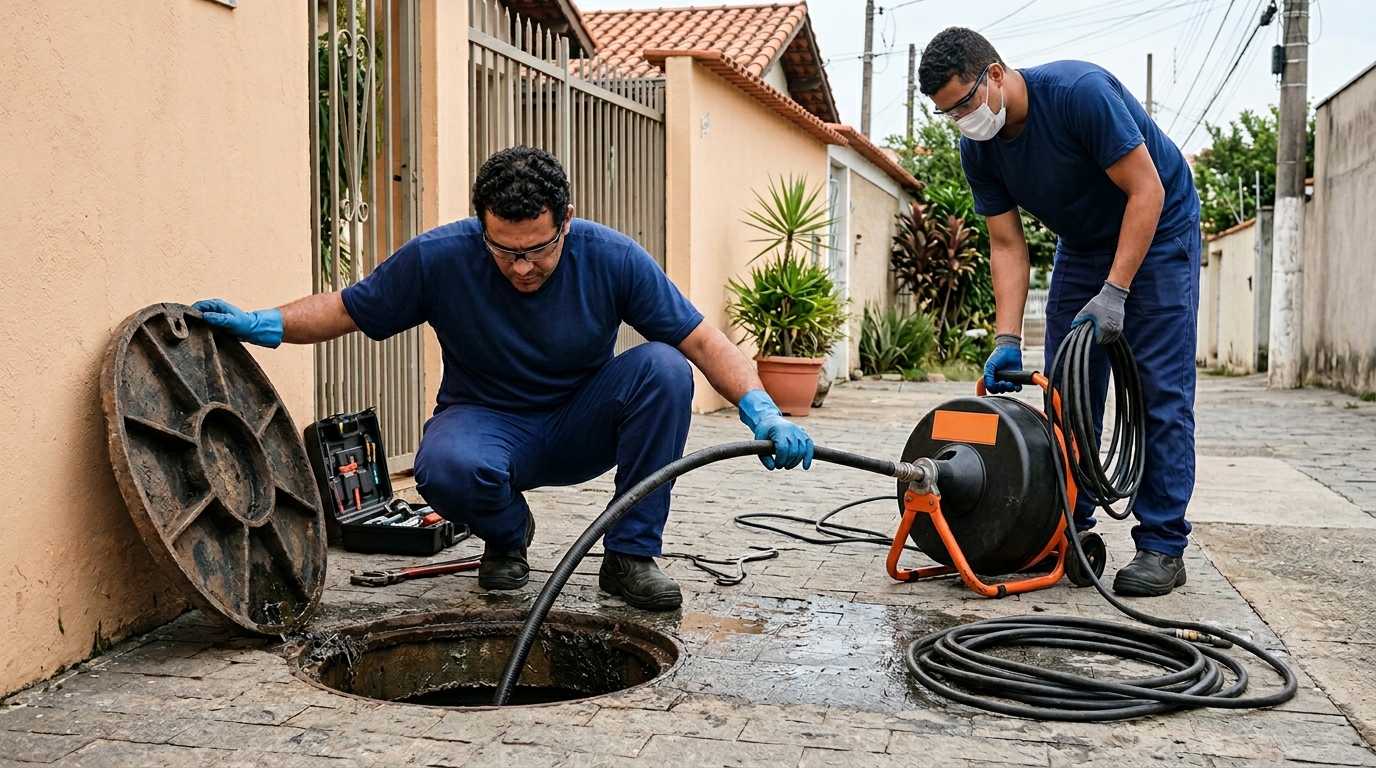 Desentupimento de esgoto perto de mim em Fortaleza-CE