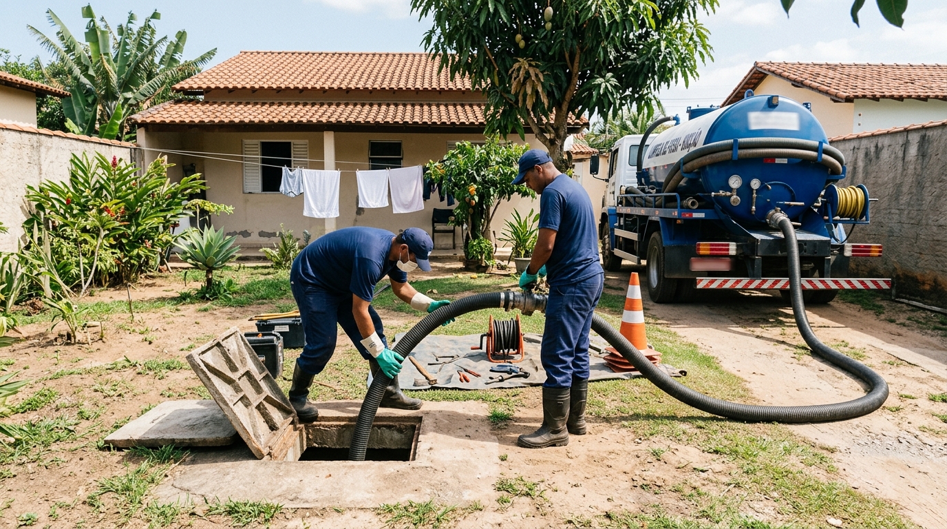 Limpeza de fossa séptica em Fortaleza-CE